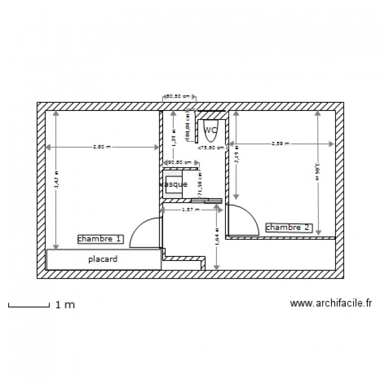 mezzanine  1/03/2012. Plan de 0 pièce et 0 m2