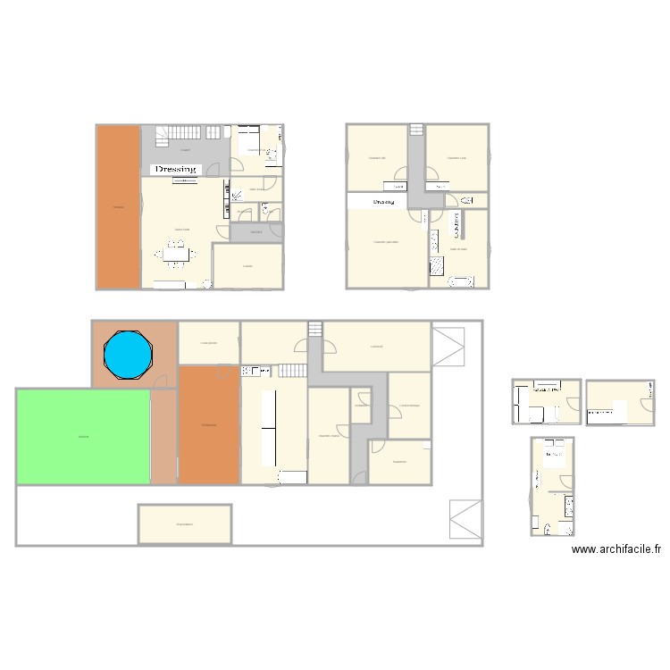 MAISON. Plan de 0 pièce et 0 m2