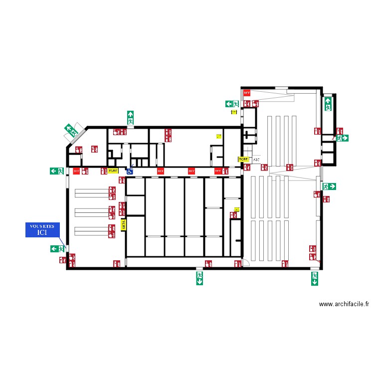 QUAI SUD 3  sortie parking . Plan de 0 pièce et 0 m2