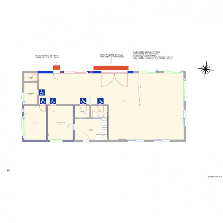 MACONNERIE RDC MOULIN NEUF PLANS . Plan de 0 pièce et 0 m2