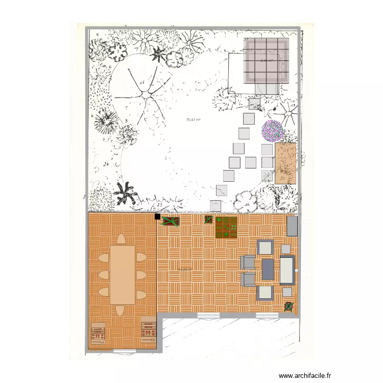Jardin a. Plan de 