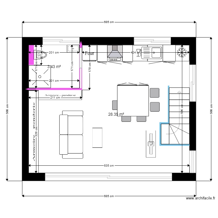 LONG R2 Version 3. Plan de 0 pièce et 0 m2