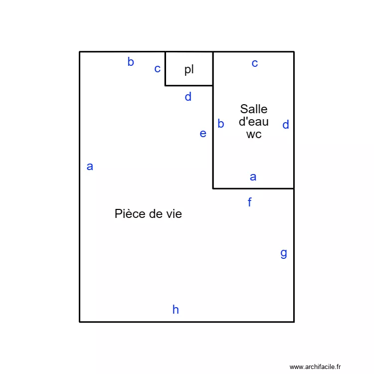 QUIMPER HELOU. Plan de 