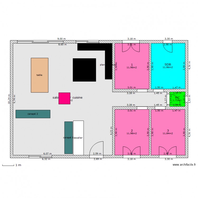 rez de chaussé. Plan de 0 pièce et 0 m2