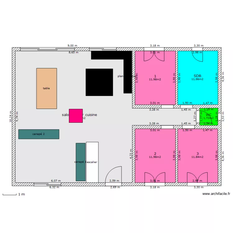 rez de chauss&eacute;. Plan de 