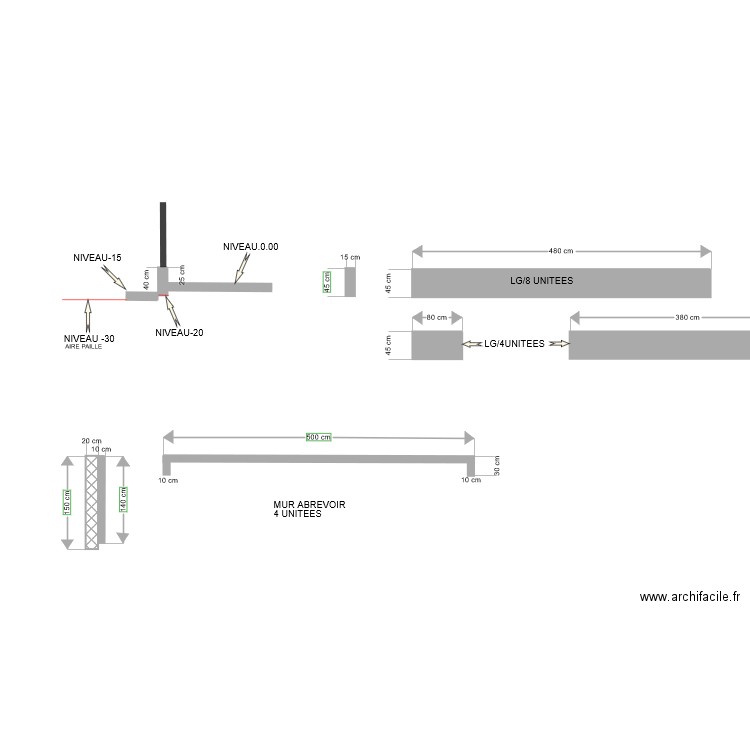 GAEC D ENROUSSOU. Plan de 0 pièce et 0 m2