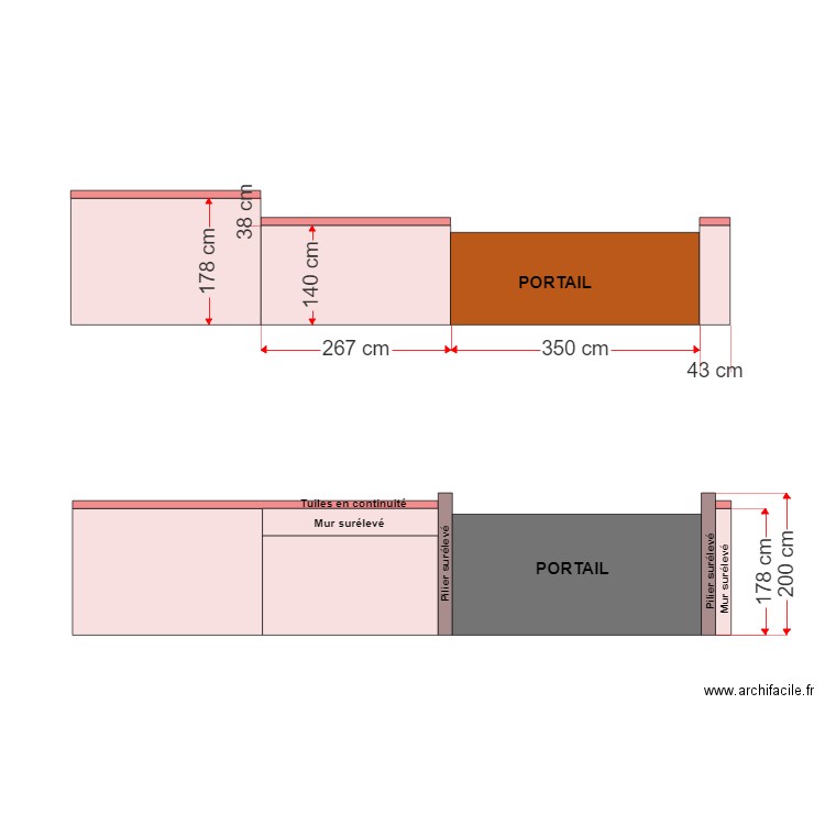 crozet cloture avant. Plan de 0 pièce et 0 m2
