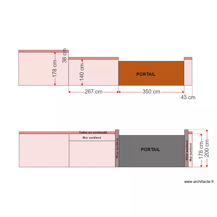 crozet cloture avant. Plan de 