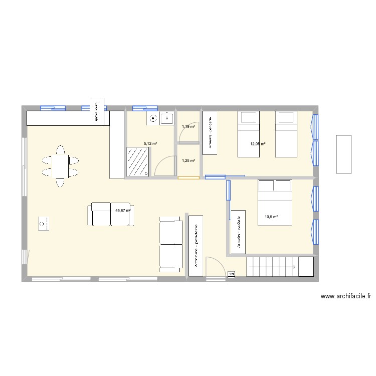 leran. Plan de 0 pièce et 0 m2