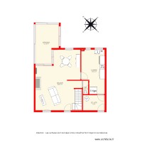 BI 1399 MESMIN REZ DE CHAUSSEE  plan avec cotes