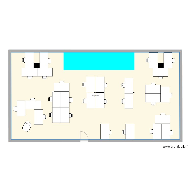 Junior Team 4. Plan de 1 pièce et 149 m2