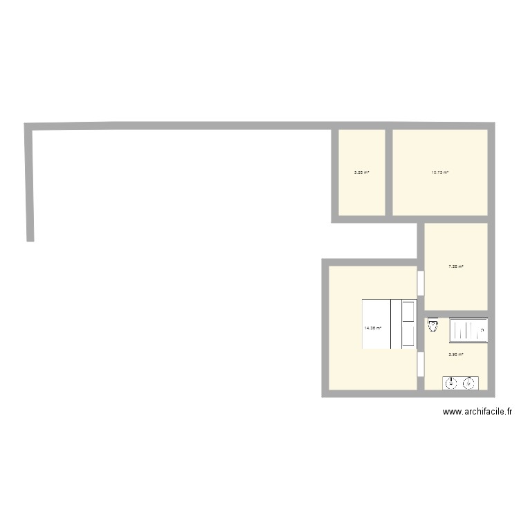 st martin. Plan de 0 pièce et 0 m2