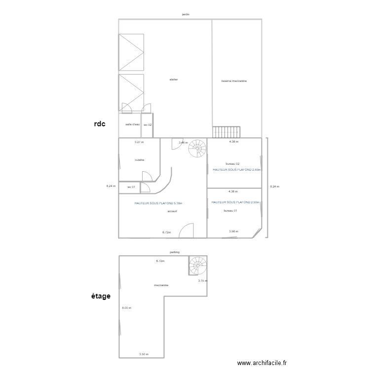 sci neau investissement. Plan de 0 pièce et 0 m2