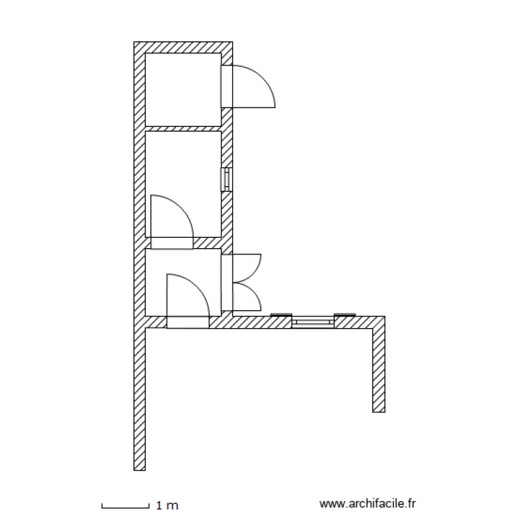 HUILLAUMIN APRES TRAVAUX. Plan de HUILLAUMIN APRES TRAVAUX. Plan de