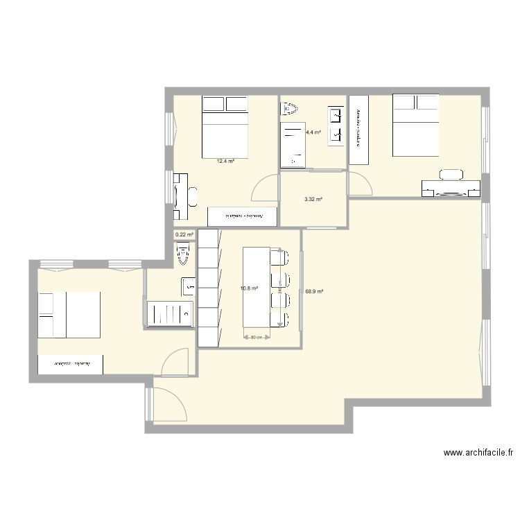 Plano Marta. Plan de 0 pièce et 0 m2