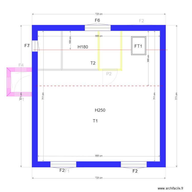 MROZ. Plan de 0 pièce et 0 m2