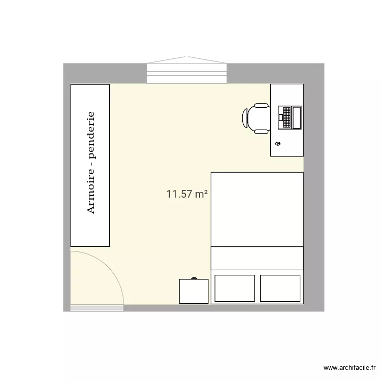Chambre enfant. Plan de Chambre enfant. Plan de