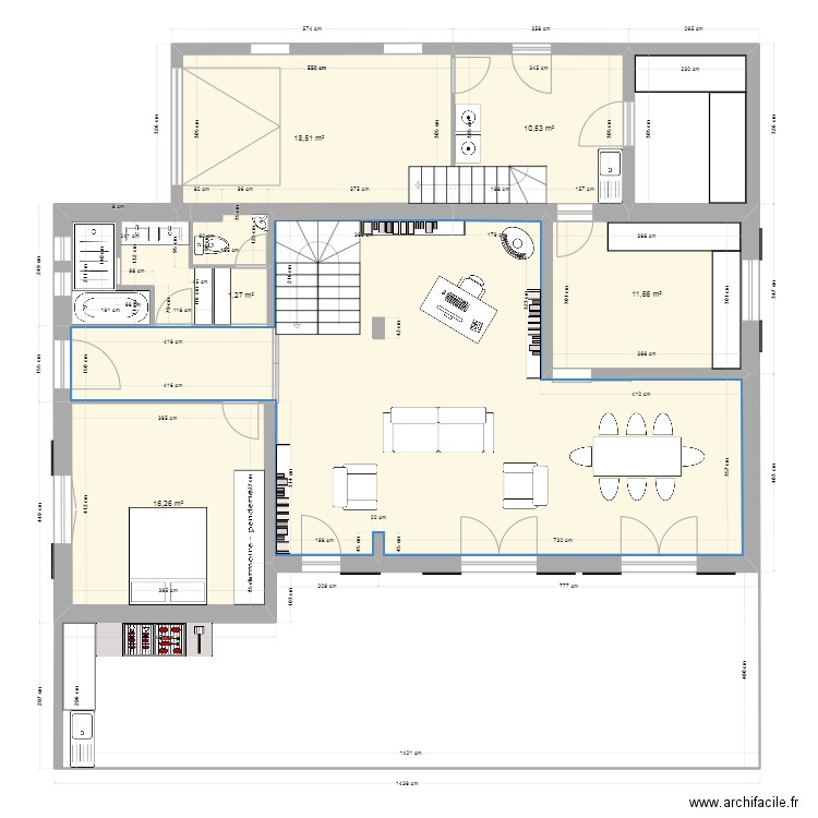 rdc. Plan de 0 pièce et 0 m2