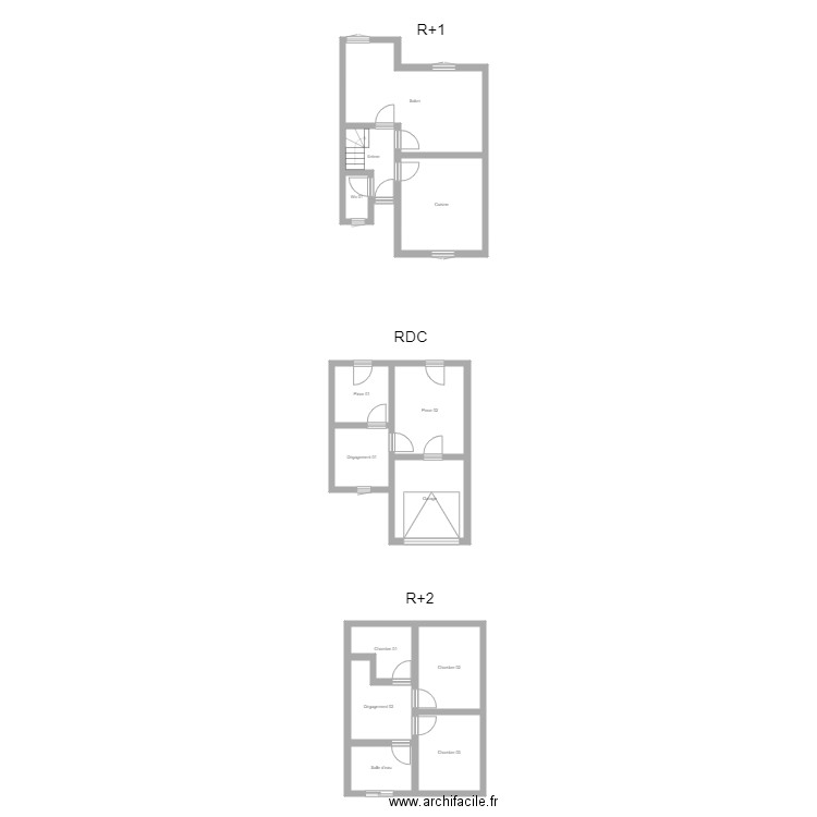 350600692. Plan de 13 pièces et 110 m2