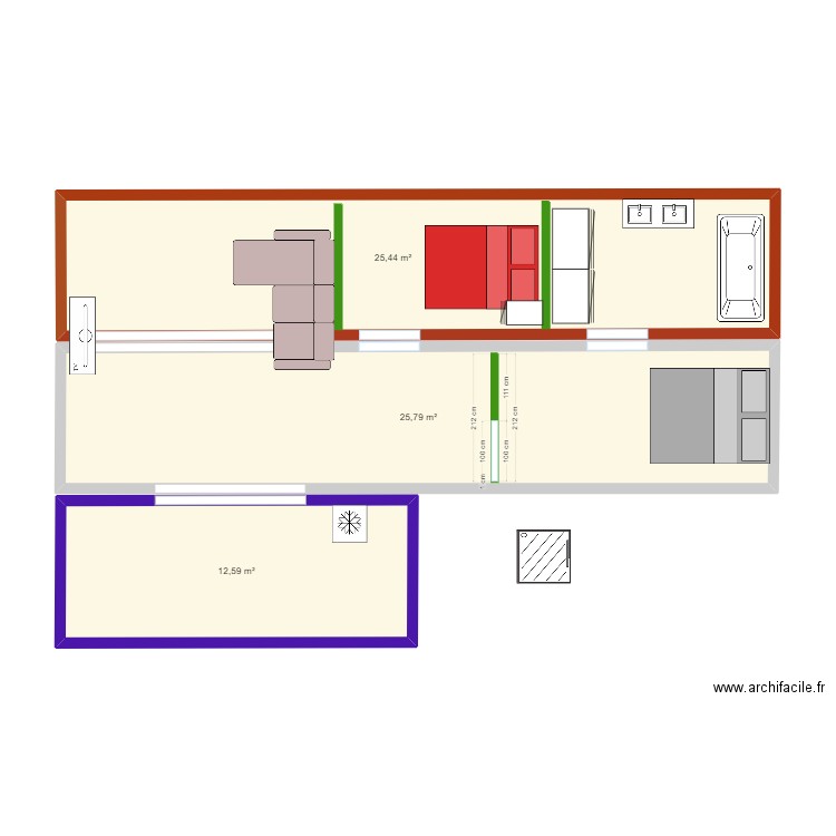AMOUR MA FEMME. Plan de 0 pièce et 0 m2