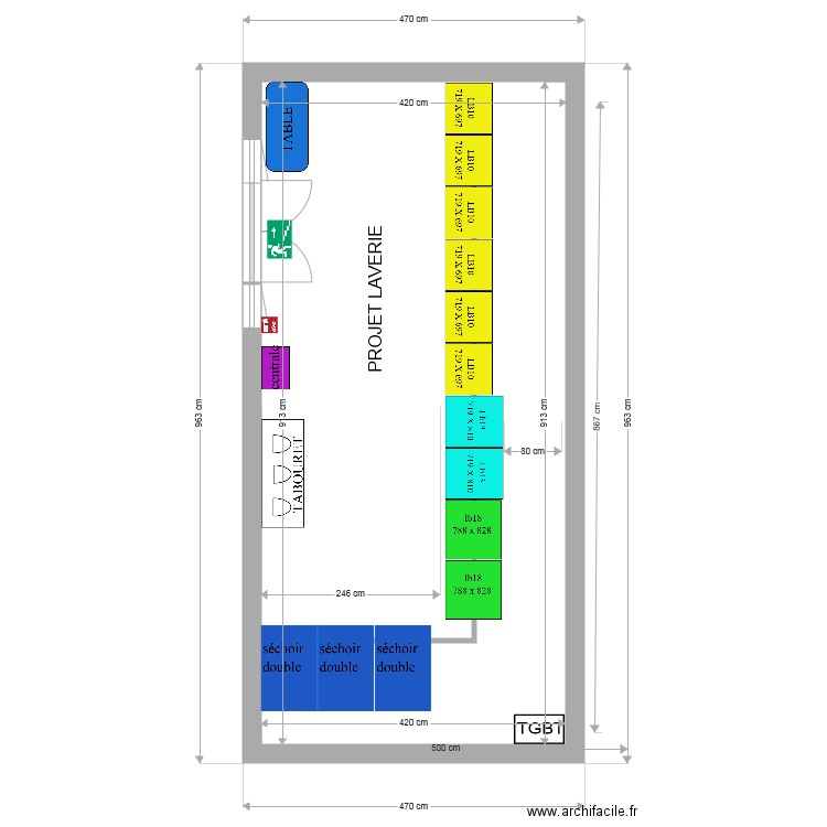 LAVERIE SUPER U ST HILAIRE 311019 2. Plan de 0 pièce et 0 m2