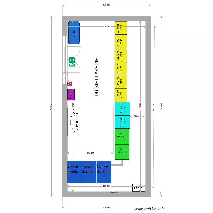 LAVERIE SUPER U ST HILAIRE 311019 2. Plan de 