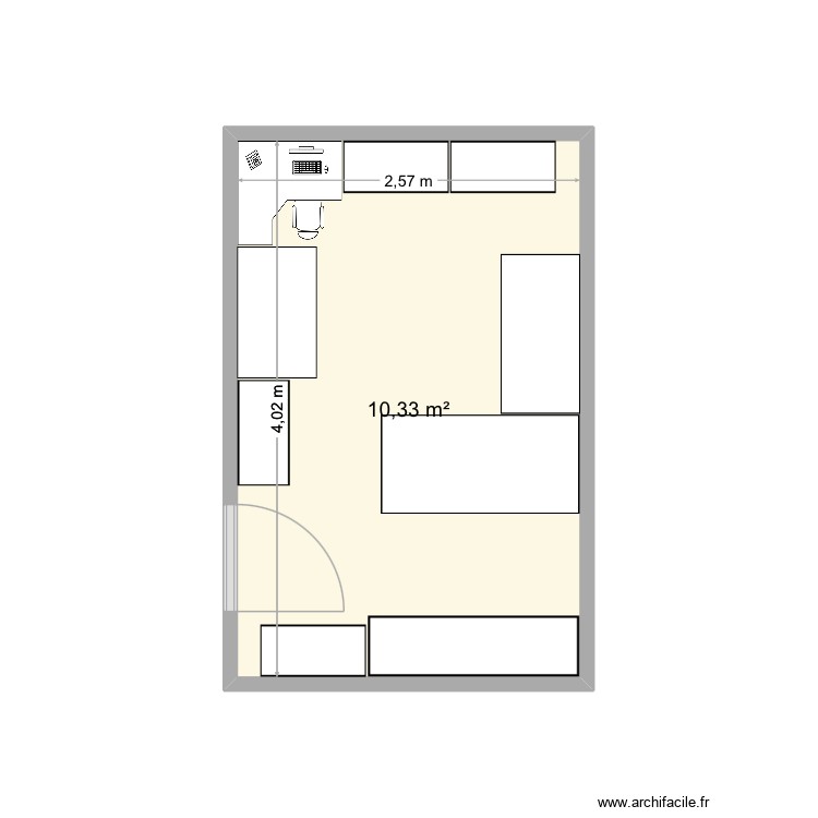 Atelier. Plan de 0 pièce et 0 m2 Atelier. Plan de 0 pièce et 0 m2