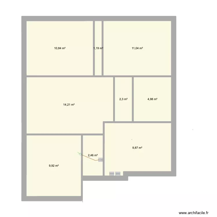 jdp. Plan de 9 Pièces et 67 m² jdp. Plan de 9 Pièces et 67 m²