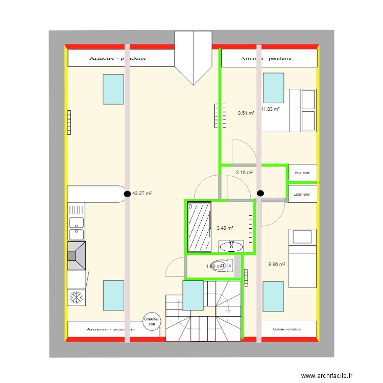 TDP R3. Plan de 0 pièce et 0 m2