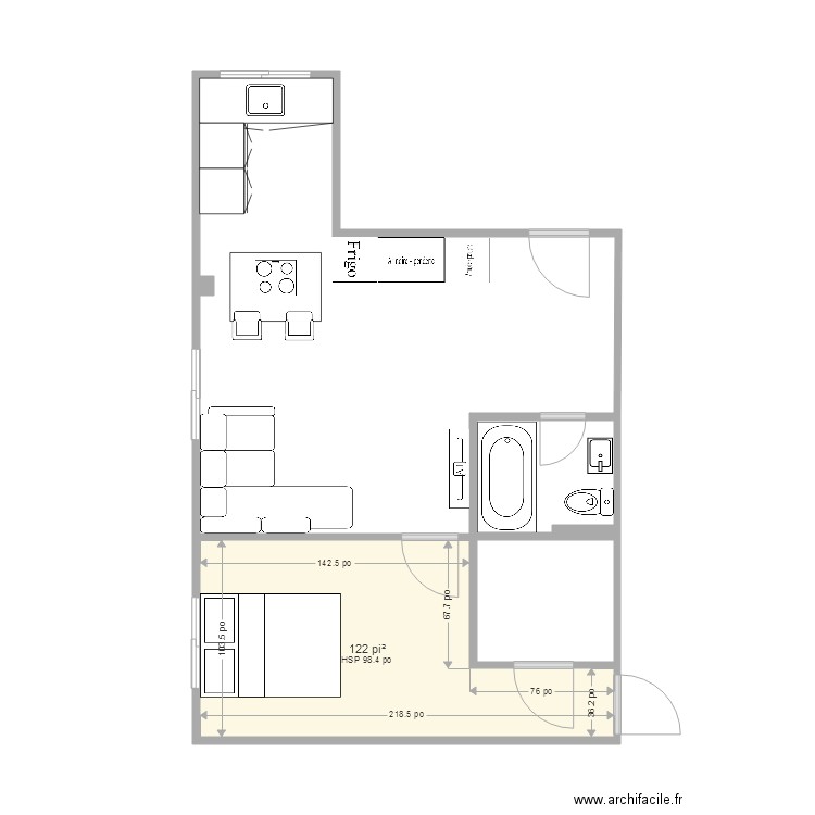 Appartement 12 mm A. Plan de 0 pièce et 0 m2
