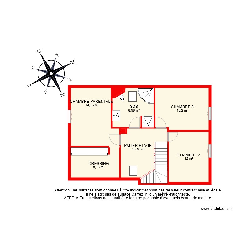 BI 6396 ETAGE. Plan de 0 pièce et 0 m2