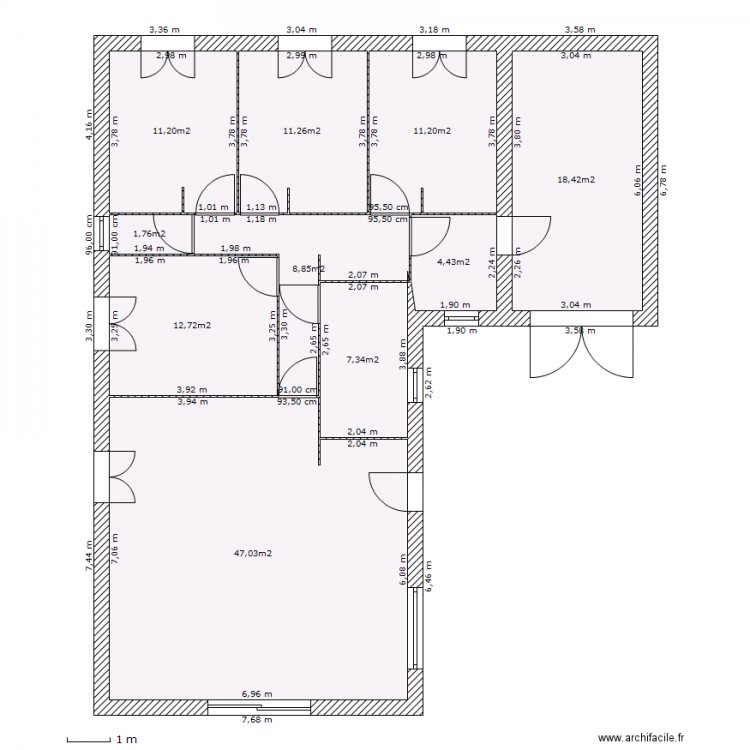 maison. Plan de 0 pièce et 0 m2