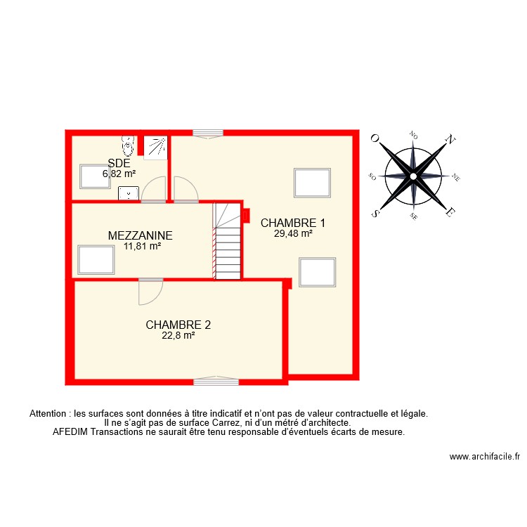 BI 7578 ETAGE . Plan de 0 pièce et 0 m2