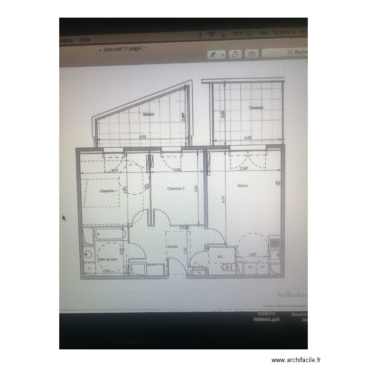 1plan. Plan de 0 pièce et 0 m2