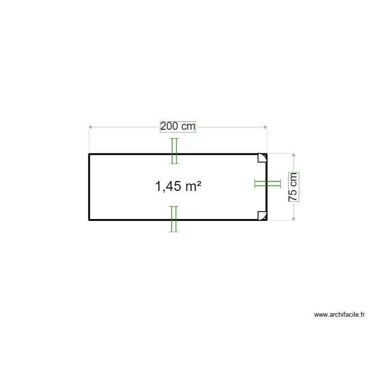 living counter. Plan de 