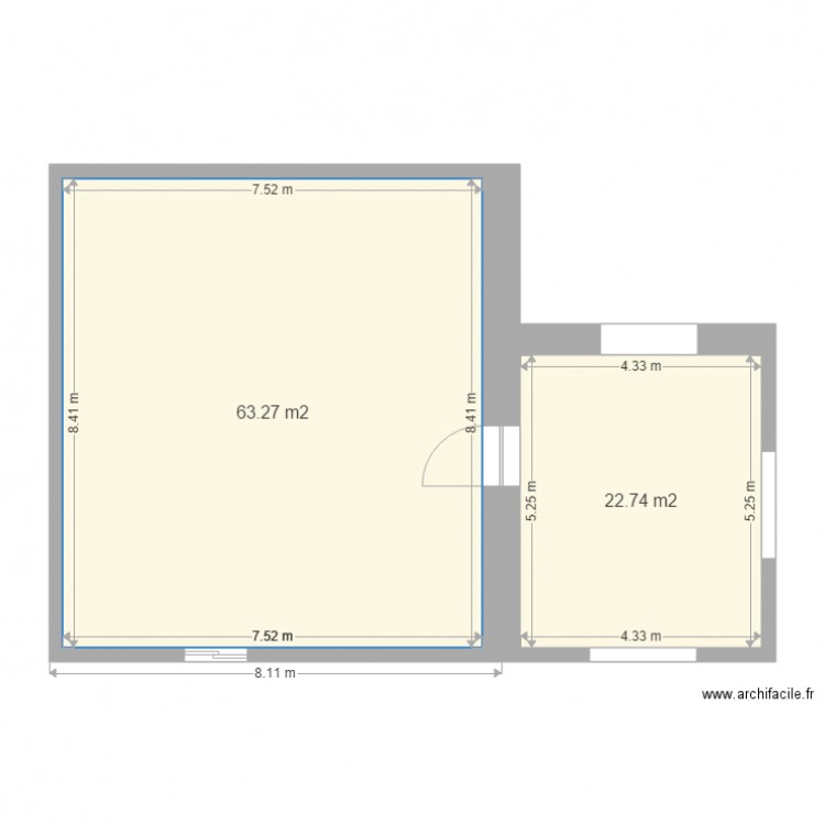 Incubation 1. Plan de 0 pièce et 0 m2