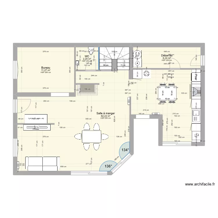 MATHILDE COUSIN. Plan de 
