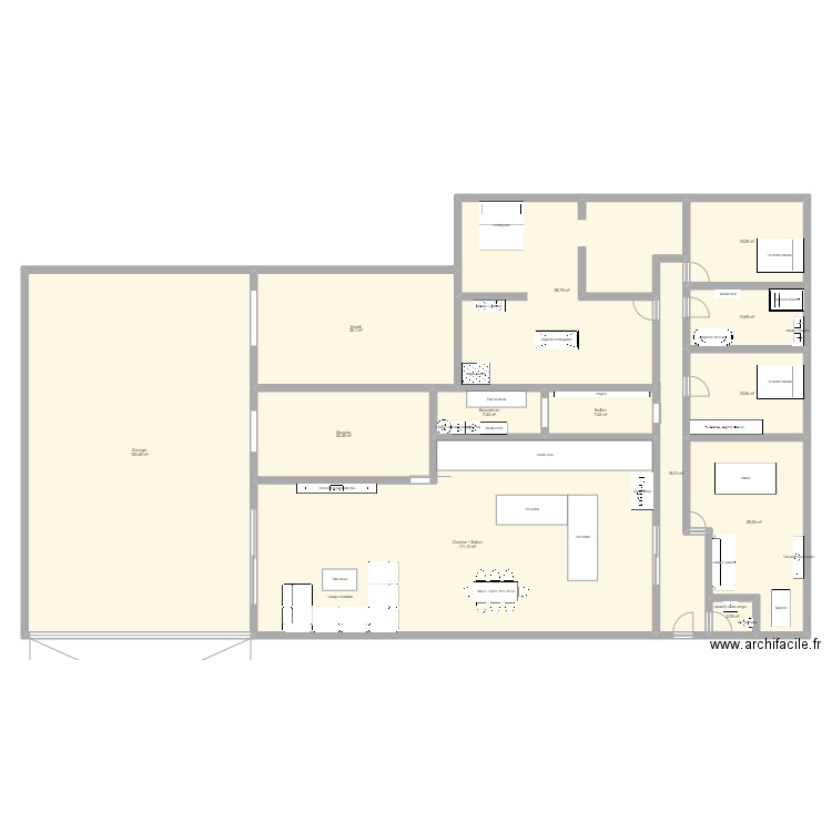 Maison de malade. Plan de 0 pièce et 0 m2
