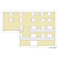 Facde cour V8 align&eacute; 3eme etage sur 2eme