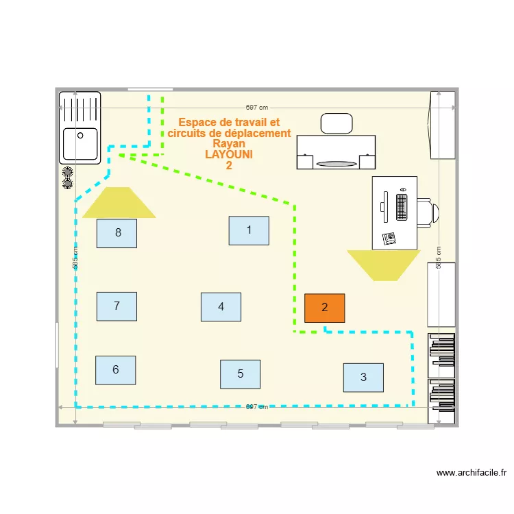 SEGPA 1 trajet &eacute;l&egrave;ve 2. Plan de 