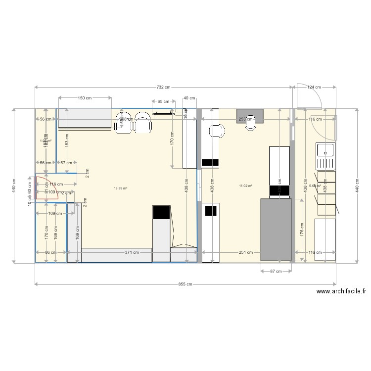 Plan Without Cashier 3. Plan de 0 pièce et 0 m2