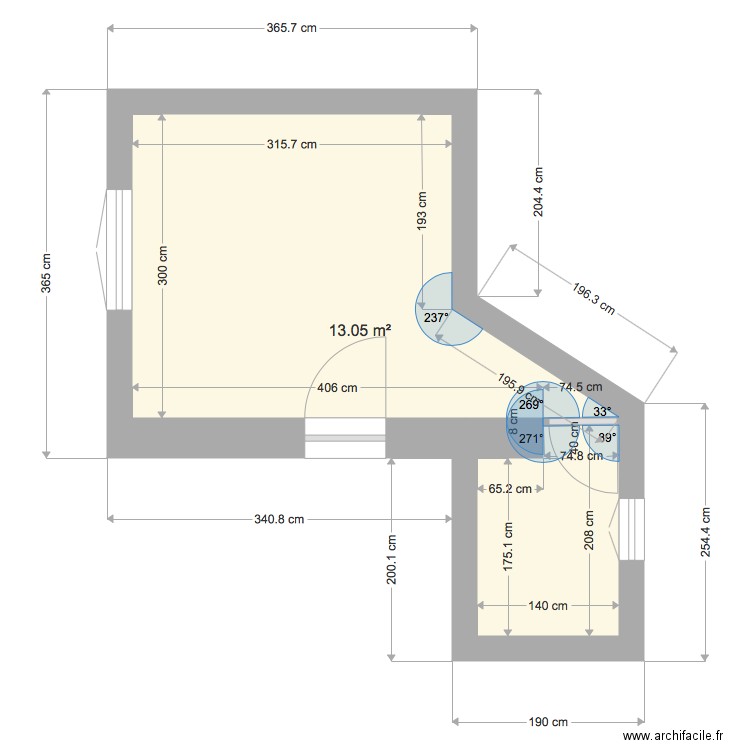 gustave courbet. Plan de 0 pièce et 0 m2