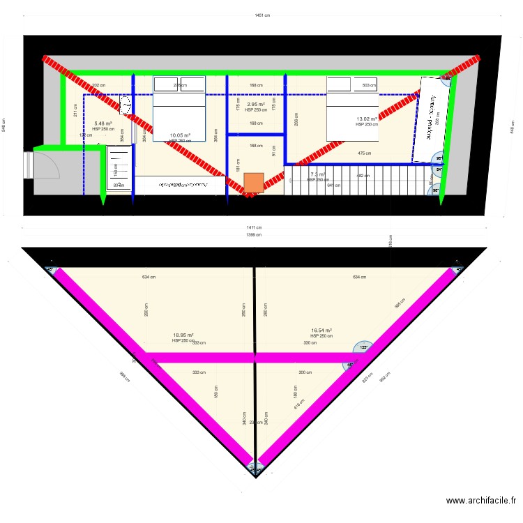 boudier appart projet bis. Plan de 0 pièce et 0 m2