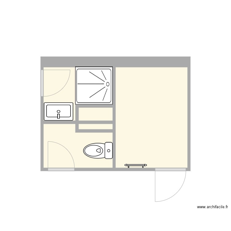 DURAND SDB PROJET. Plan de 0 pièce et 0 m2