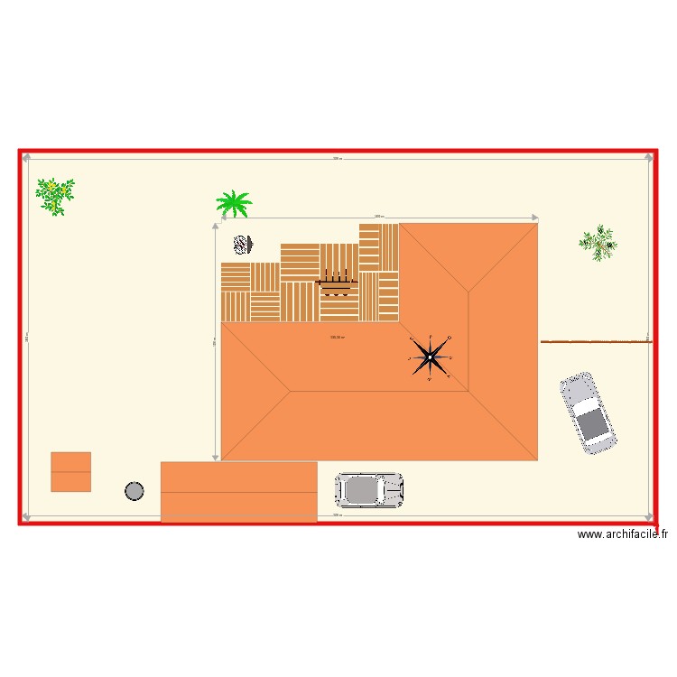 plan maison arrosage. Plan de 0 pièce et 0 m2