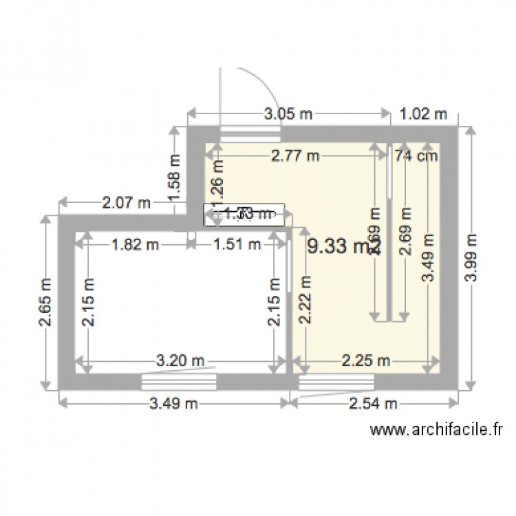 cabourg rdc2. Plan de 0 pièce et 0 m2