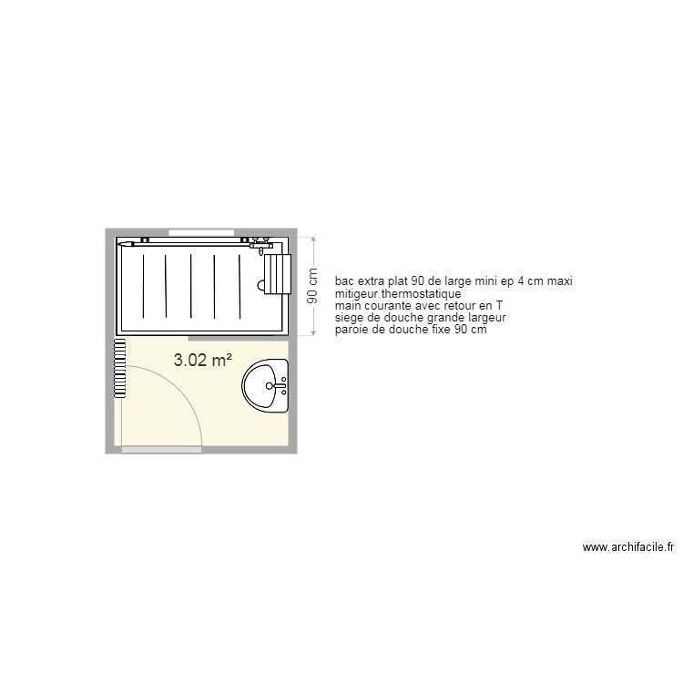 michelot. Plan de 0 pièce et 0 m2