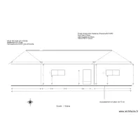 Plan fa&ccedil;ade nord