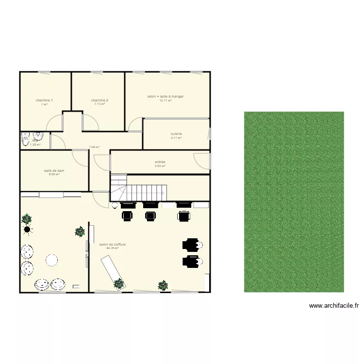 salon Cassandra. Plan de salon Cassandra. Plan de