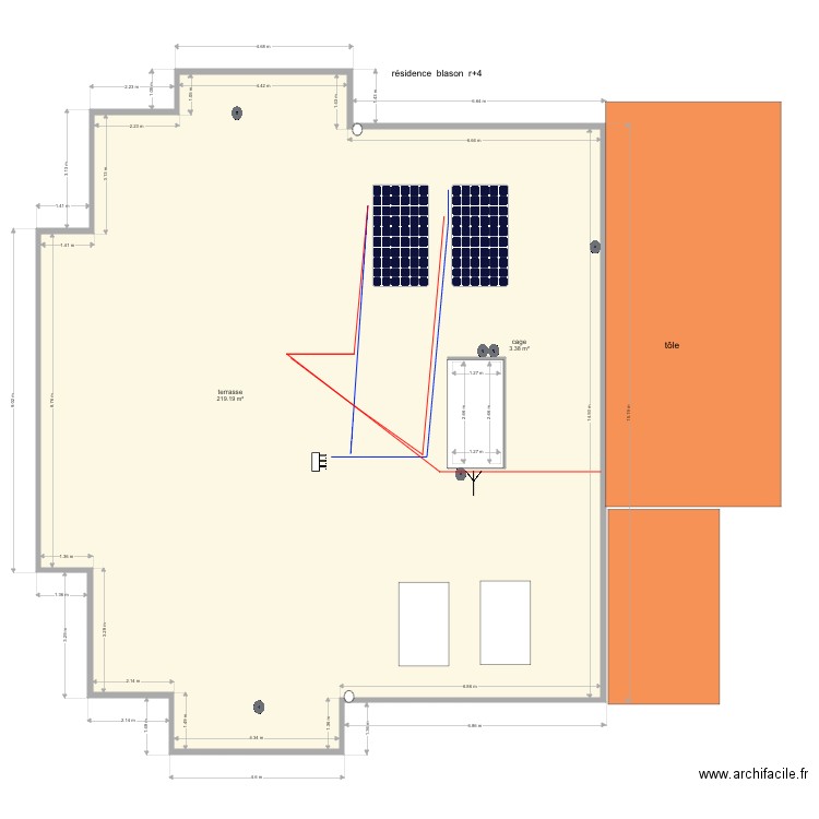 2 RESIDENCE BLASON. Plan de 0 pièce et 0 m2